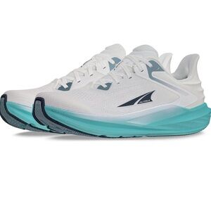 Altra Torin 8 Road Running  Women's White and Aqua Running Shoes